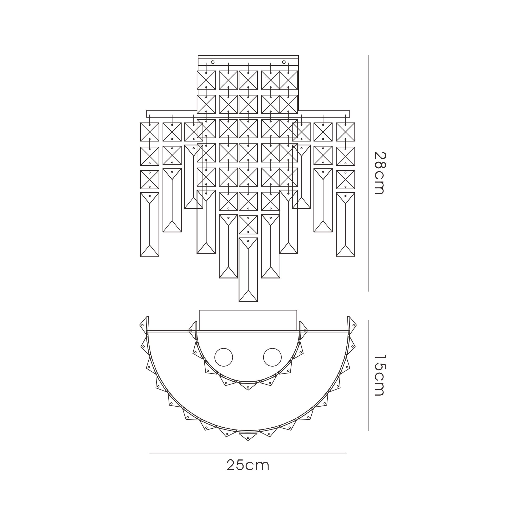 Maddison Polished Chrome Bathroom Lights Diyas Crystal Wall Lights